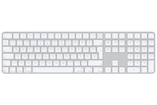 Oryginalna Klawiatura Apple Magic Keyboard TouchID Numeric Hungarian QWERTZ