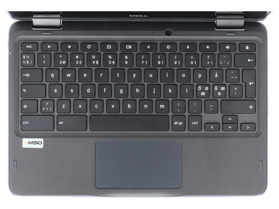 Dotykowy Dell Chromebook 5190 2w1 Celeron N3350 4GB 32GB 1366x768 Klasa A- Chrome OS Wsparcie do 2027r.