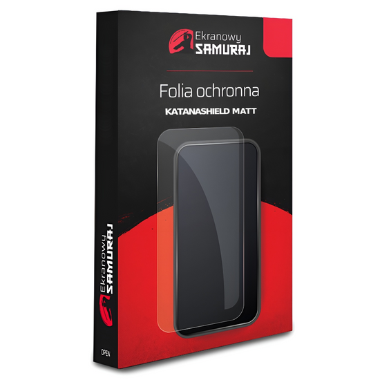 Folia ochronna na telefon Ekranowy Samuraj KatanaShield Matt z usługą montażu