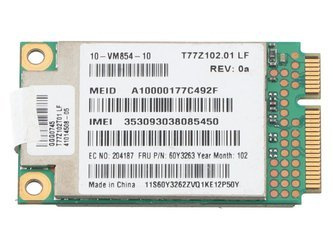 Modem WWAN QUALCOM FRU 60Y3263 do Lenovo X201 T410 W510