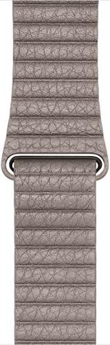 Oryginalny Pasek Apple Watch  Leather Loop Smoke Gray 42MM / M w zaplombowanym opakowaniu