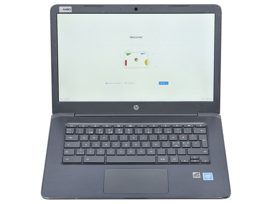 Dotykowy HP Chromebook 14 G5 Celeron N3350 4GB 32GB 1920x1080 Klasa B Chrome OS Wsparcie do 2027 r.