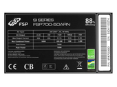 Zasilacz Komputerowy ATX Forton FSP 700W FSP700-50ARN 88eff
