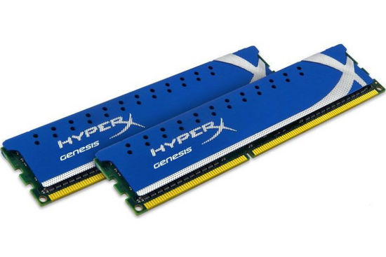 Pamięć RAM HyperX Genesis DDR3 8GB (2x4GB) 1600MHz CL9 KHX1600C9D3K2/8GX