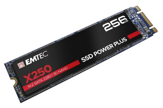 Nowy Dysk SSD EMTEC X250 Power Plus 1TB SSD M.2 2280 SATA III (ECSSD1TX250)