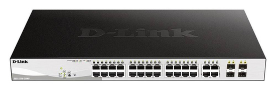 Switch zarządzalny D-Link DGS-1210-28MP 24x1000 Mbps Gigabit PoE 4x Combo