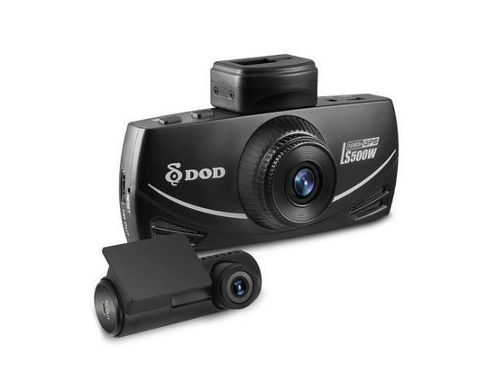 Kamera samochodowa rejestrator trasy DOD LS500W + Tylna 1080p Sony Starvis