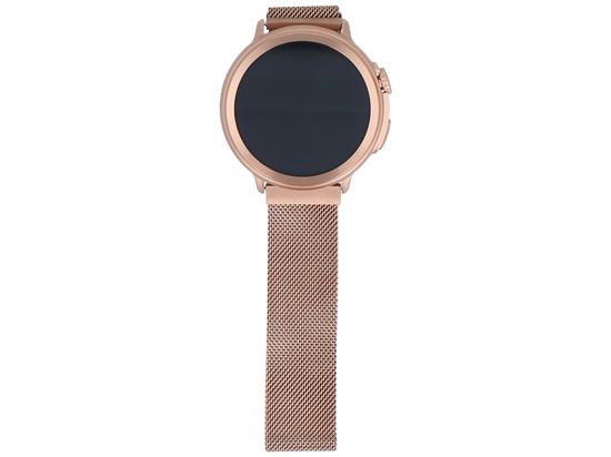 Nowy Smartwatch GlacierX Aura Rose Gold + Bransoleta mesh GX-AR60 BM