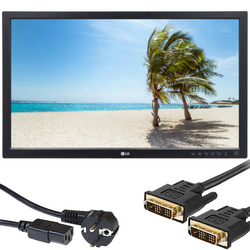 Monitor LG 24MB37PM 24" LED 1920x1080 IPS VGA DVI Czarny Brak Podstawki Klasa A +okablowanie