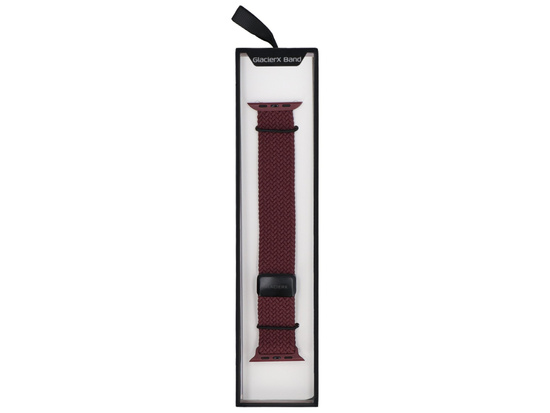 Nowy pasek GlacierX Braided Magnetic Buckle Violet Fruit do Apple Watch 42/44/45/49mm Bakłażanowy