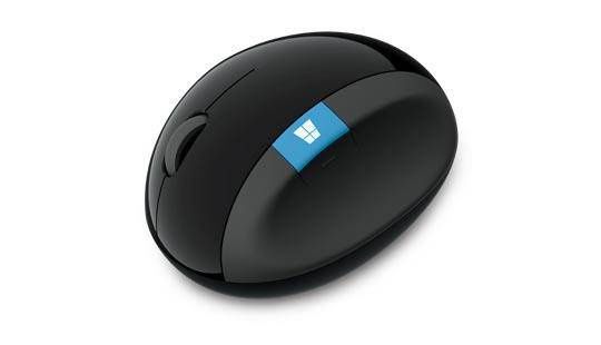 Mysz Microsoft Sculpt Ergonomic Mouse L6V-00005 (BlueTrack; 1000 DPI; kolor czarny)