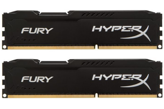 Pamięć HyperX FURY 16GB (2x8GB) DDR3 1600MHz HX316C10FBK2/16 CL10