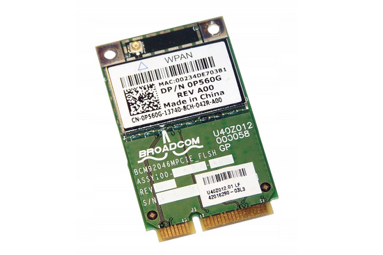 Karta WPAN Broadcom 0P560G MiniPCI-E