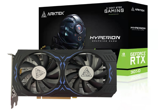 Nowa Karta Graficzna Arktek GeForce RTX 3050 Hyperion 8GB GDDR6 Wysoki Profil