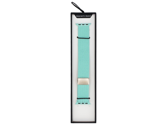 Nowy pasek GlacierX Braided Magnetic Buckle Seafoam do Apple Watch 38/40/41mm Turkusowy