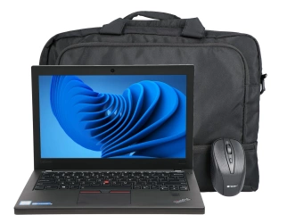 Dotykowy Lenovo ThinkPad X270 i5-6300U 8GB 240GB SSD 1920x1080 Klasa A- Windows 10 Professional + Torba + Mysz