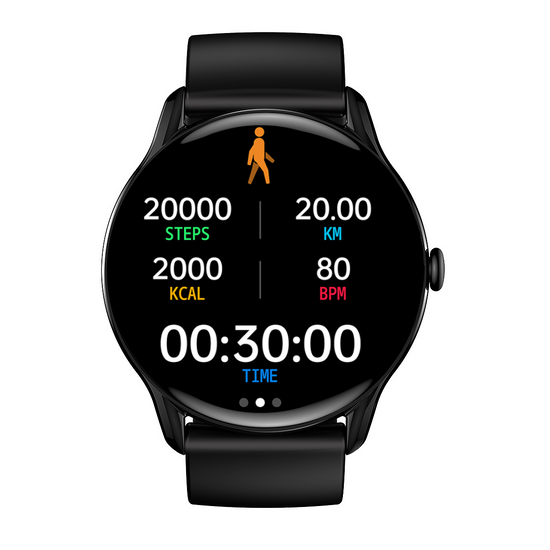 Nowy Smartwatch GlacierX Sphere Black + Bransoleta mesh GX-SC36 BM