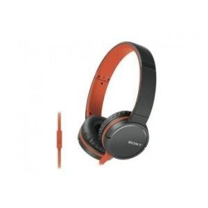 Słuchawki z mikrofonem Sony MDR-ZX660AP szaro-pomarańczowe