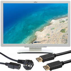 Monitor Fujitsu B22W-7 22" LED 1680x1050 DisplayPort DVI (PZ) +Okablowanie