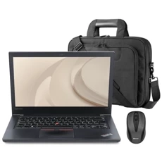 Dotykowy Lenovo ThinkPad T470 i5-7300U 8GB 480GB SSD 1920x1080 Klasa A Windows 10 Professional + Torba + Mysz