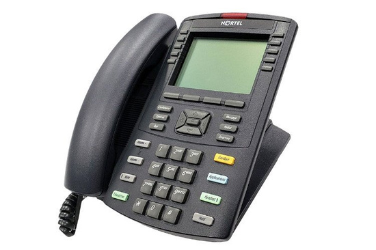 NORTEL IP PHONE 1230 Telefon Stacjonarny/Biurowy Czarny +Podstawka