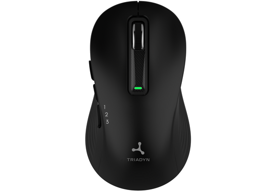 Nowa Bezprzewodowa Mysz Biurowa Triadyn EUROPA Bluetooth 2.4 GHz 1600 DPI Czarna