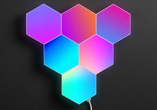 Sześciokątne Lampy RGB Tracer Ambience - Smart Hexagon