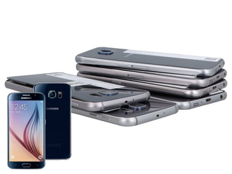 Pakiet 6 szt. Samsung Galaxy S6 SM-G920F 3GB 32GB Black Sapphire Klasa C