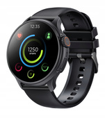 Nowy Smartwatch GlacierX Aura Black + Bransoleta stalowa GX-AC60 BS