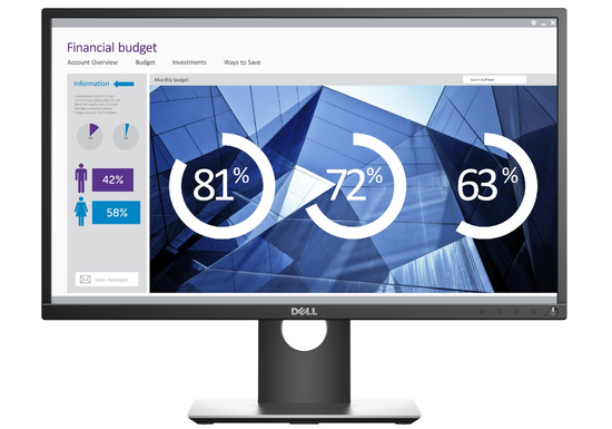 Monitor Dell P2417H 24" LED 1920x1080 IPS D-SUB HDMI Czarny Klasa A +Okablowanie