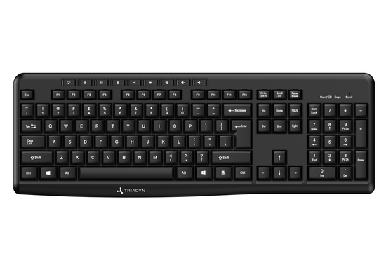 Nowy Bezprzewodowy Zestaw Biurowy Triadyn LUNA Klawiatura YMIR Aluminium i Mysz NARVI 1600 DPI Do Domu Biura