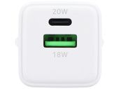 Nowa ładowarka sieciowa GaN 20W USB-A USB-C QC PD Encore Energy MD-2083ZC + kabel USB-A USB-C 2m