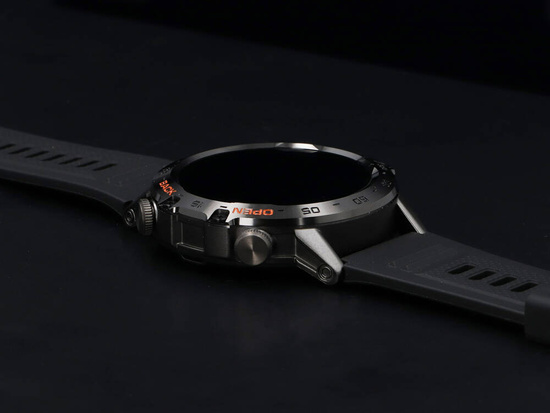 Nowy Smartwatch GlacierX Protector Black GX-PC52 + Pasek do smartwatcha GlacierX Grip Strap Nylon Black 22mm