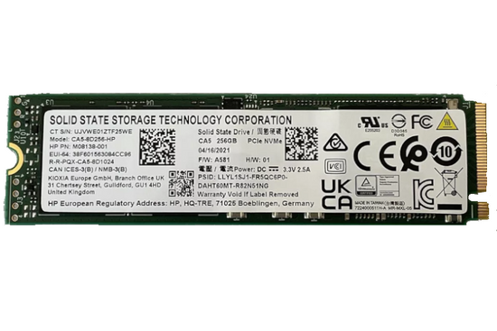 Dysk M.2 KIOXIA 256GB NVME CA5-8D256-HP