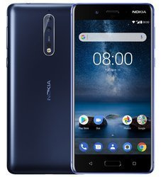 Nokia 8 TA-1004 6GB 128GB 5.3" LTE GPS 1440x2560 Glossy Blue Powystawowy Android