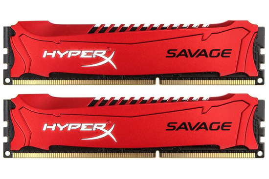 Pamięć RAM HyperX SAVAGE DDR3 16GB (2x8GB) 1600MHz HX316C9SRK2/16 CL9