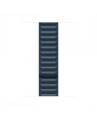 Oryginalny Pasek Apple Watch Leather Link Baltic Blue 40mm M/L