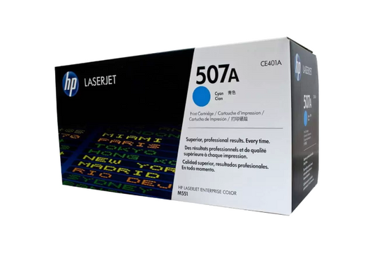 NOWY Oryginalny toner HP 507A CE401A (Niebieski) do M551 M575 M570