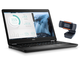 Dell Latitude E5470 i5-6300U 8GB 240GB SSD 1366x768 Klasa A- Windows 10 Professional + Kamera internetowa