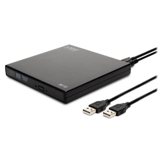 Nagrywarka DVD-RW/CD-RW SAVIO AK-43 Czarna Slim zewn. USB