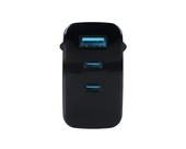 Nowa ładowarka sieciowa Encore Energy GaN QC 4+ PD 3.0 USB-A USB-C x2 65W MD-6583R wyświetlacz + Kabel Samsung Combo USB