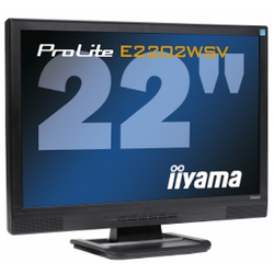 Monitor IIYAMA ProLite E2202WSV 22" 1680x1050 D-SUB Czarny Klasa A