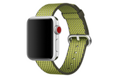Oryginalny Pasek Apple Watch Woven Nylon Dark Olive 38mm w zaplombowanym opakowaniu