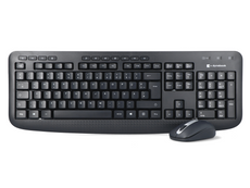 Nowy Zestaw Bezprzewodowy Dynabook Keyboard & Silent Mouse KL50M - DE PA5350E-1EGR Klawiatura + Mysz + Naklejki