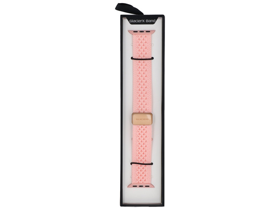 Nowy pasek GlacierX Nylon Dot Magnetic Buckle Rose do Apple Watch 38/40/41mm Różowy