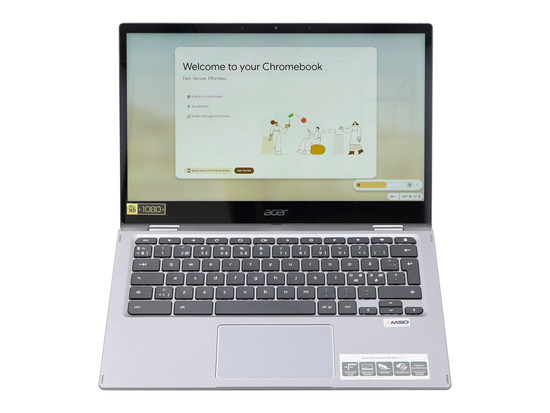 Dotykowy Acer Chromebook R841T S1MN Spin 513 Snapdragon SC7180 8GB 64GB MMC 1920x1080 Chrome OS Klasa A S/N: NXAA5ED00112512A407600