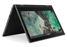 Dotykowy Lenovo Chromebook 500E 2nd Gen Czarny Celeron N4120 4GB 32GB Flash 1366x768 Bez rysika Klasa B Chrome OS