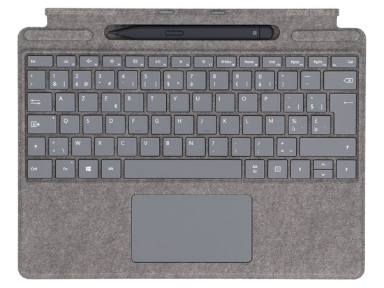 Klawiatura Surface Pro Signature Keyboard do Microsoft Surface Pro 8 / X (Platine) Belgian po zwrocie