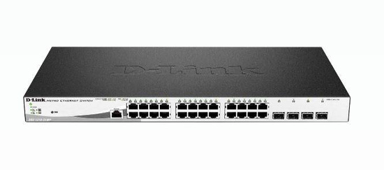 Switch PoE D-Link DGS-1210-28MP (24x 10/100/1000Mbps)
