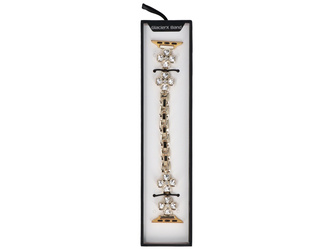 Nowa bransoleta do smartwatcha GlacierX Zirconia Cross Chain Bracelet Gold do Apple Watch 38/40/41mm złoty